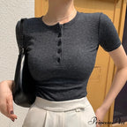 Short Sleeve Cotton Tee Shirt image 1