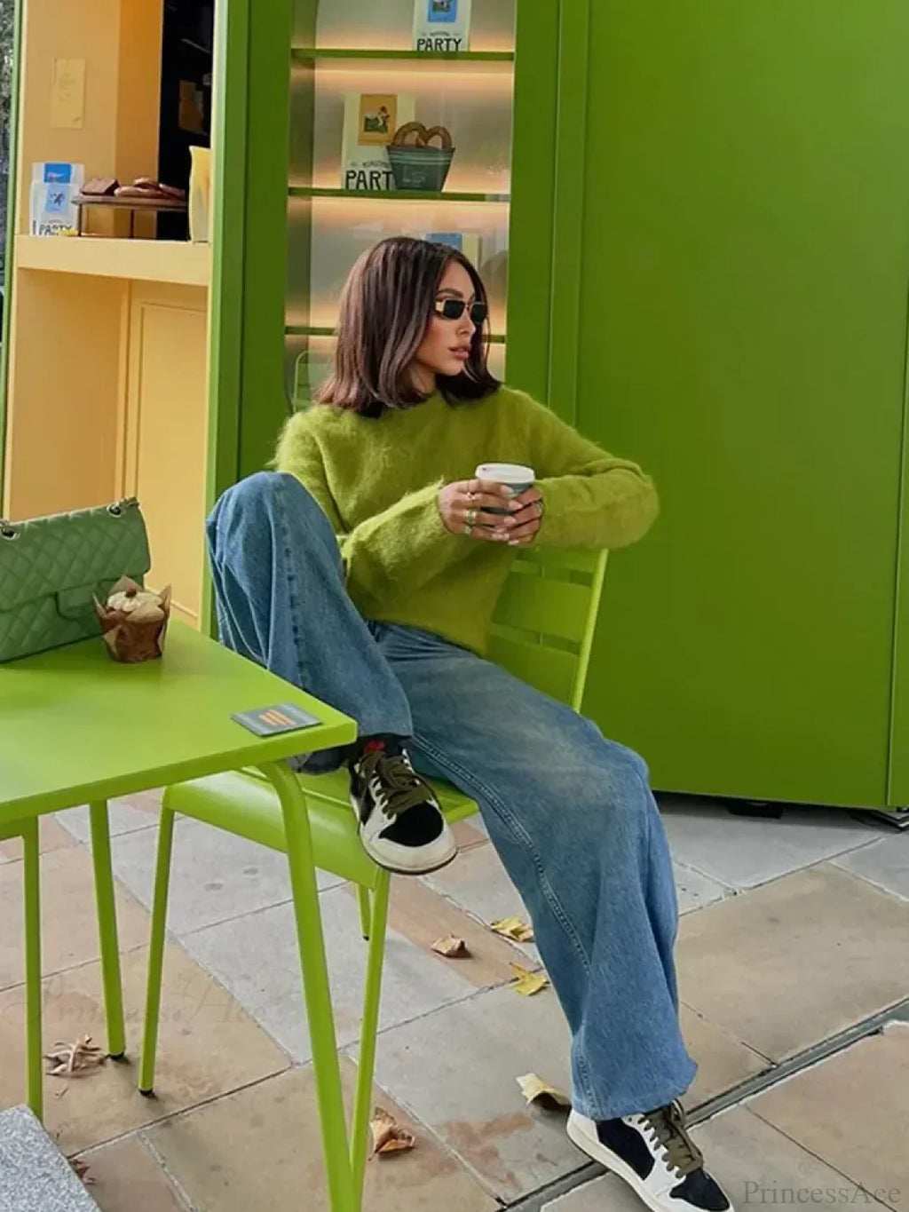 Simple Cashmere Round Neck Sweater image 4