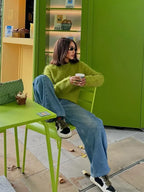 Simple Cashmere Round Neck Sweater image 4