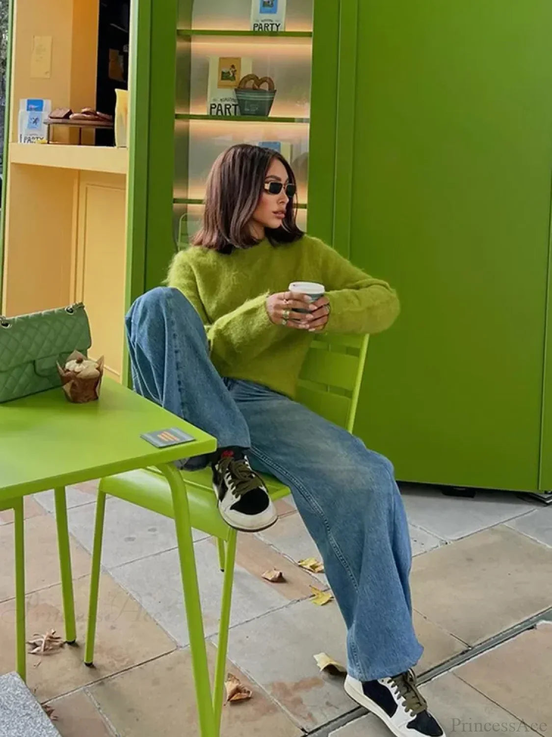 Simple Cashmere Round Neck Sweater image 4
