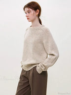 Simple Colorful Dot Wool Pullover Sweater image 2