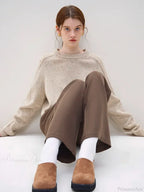 Simple Colorful Dot Wool Pullover Sweater image 3