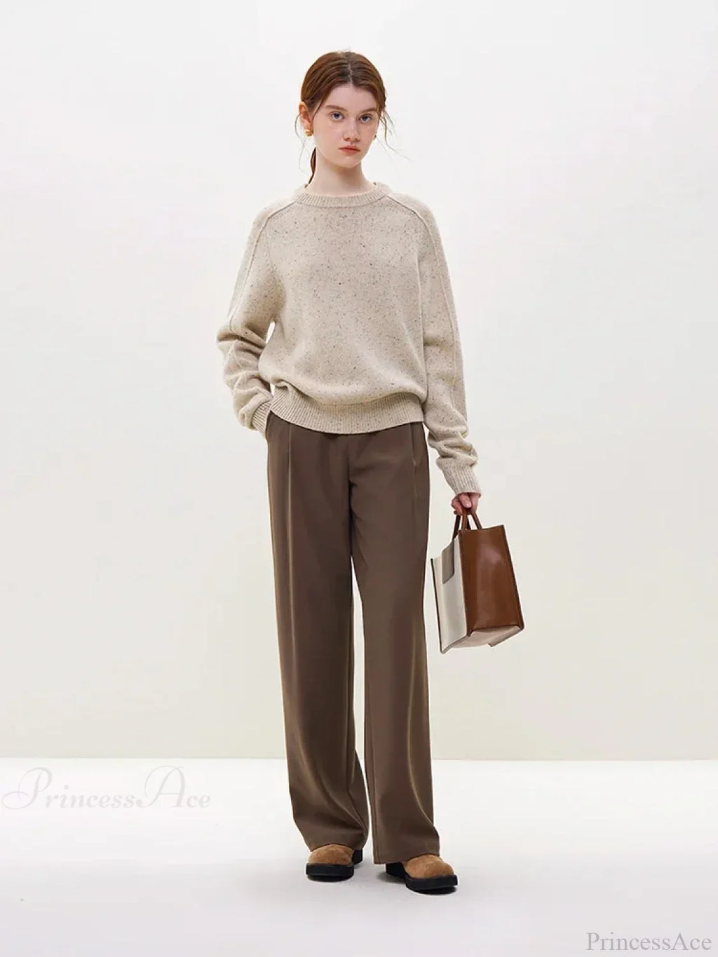 Simple Colorful Dot Wool Pullover Sweater image 5