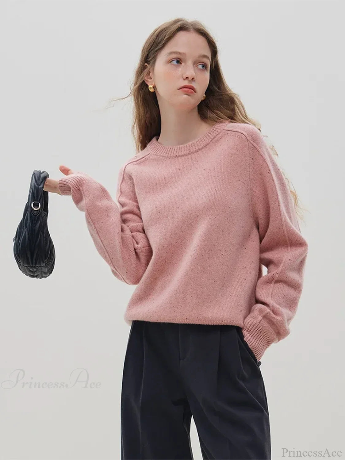 Simple Colorful Dot Wool Pullover Sweater image 6