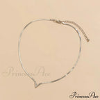 Simple Men's Jewelry Creative V-shaped Necklace image 2
