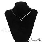 Simple Men's Jewelry Creative V-shaped Necklace image 4
