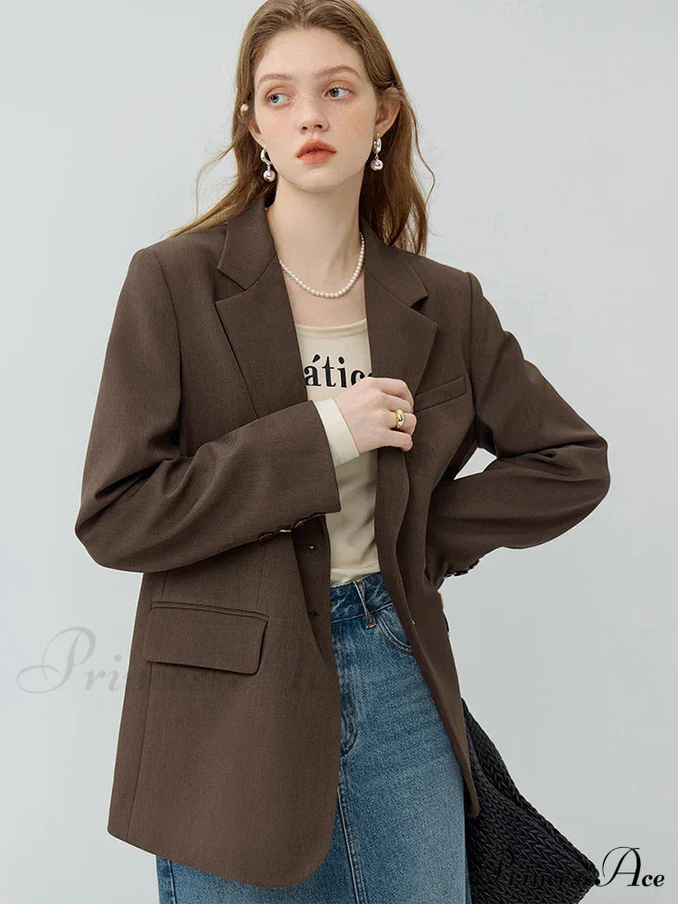 Simple Temperament Casual Popular All-match Loose New Chic Comfortable Coat image 3