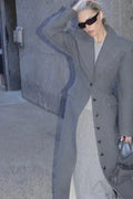 Single-Breasted Wool Coat image 1