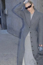 Single-Breasted Wool Coat image 1