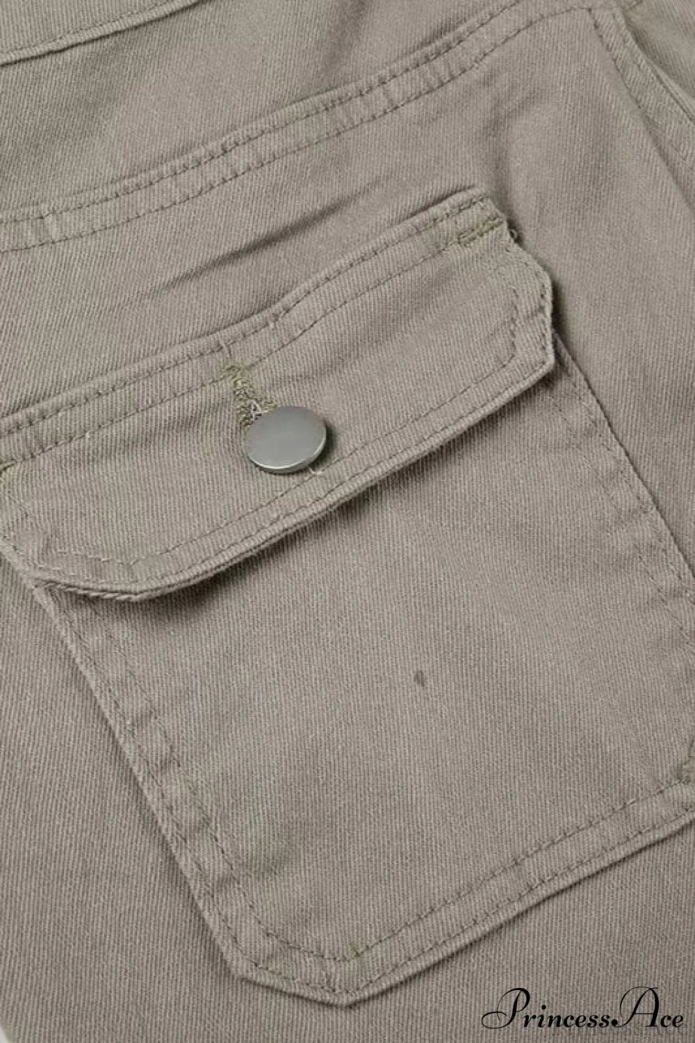 Skinny Low Rise Vintage Bootcut Cargo Pants image 5