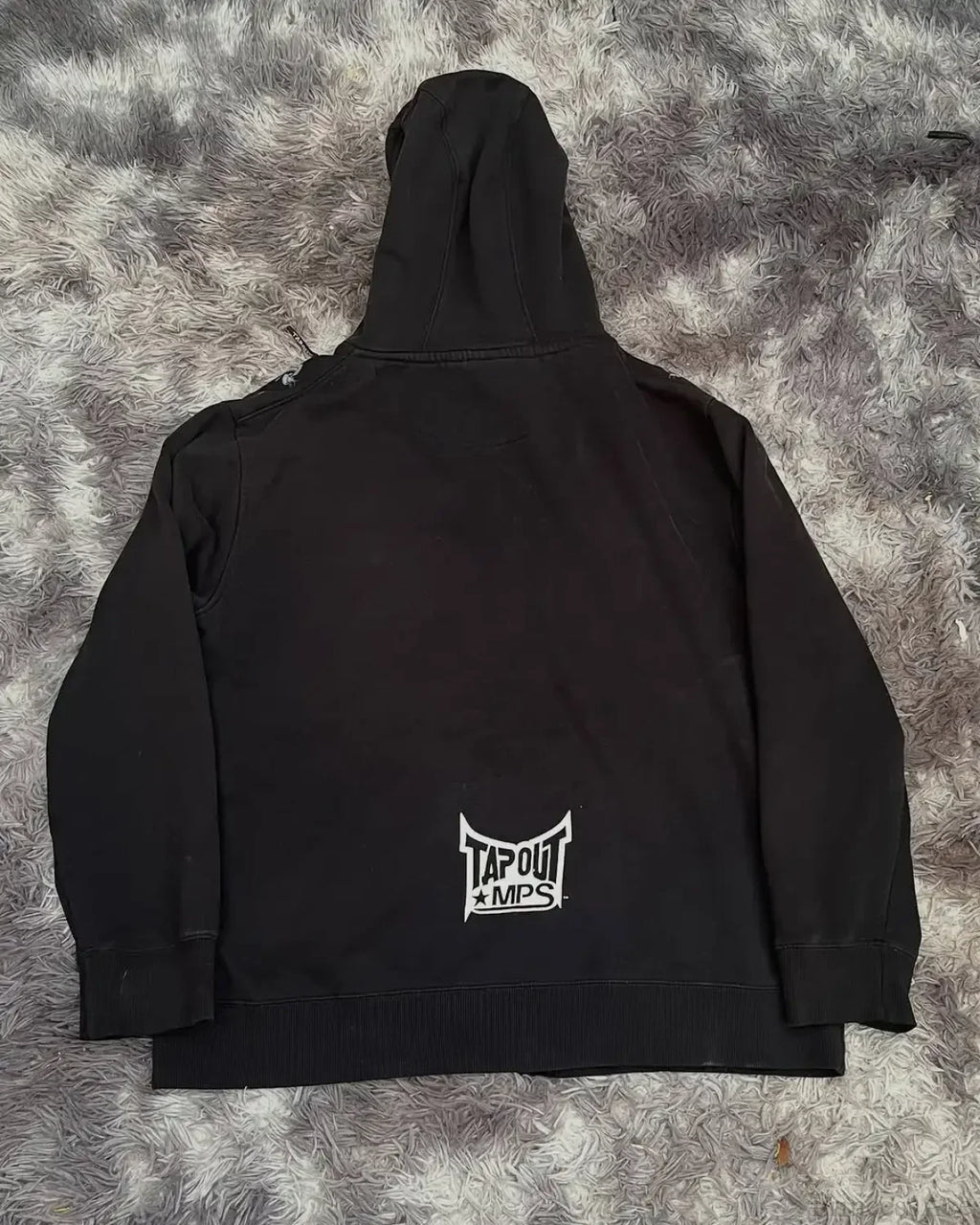 Skull Print Hooded Sweatshirt image 2