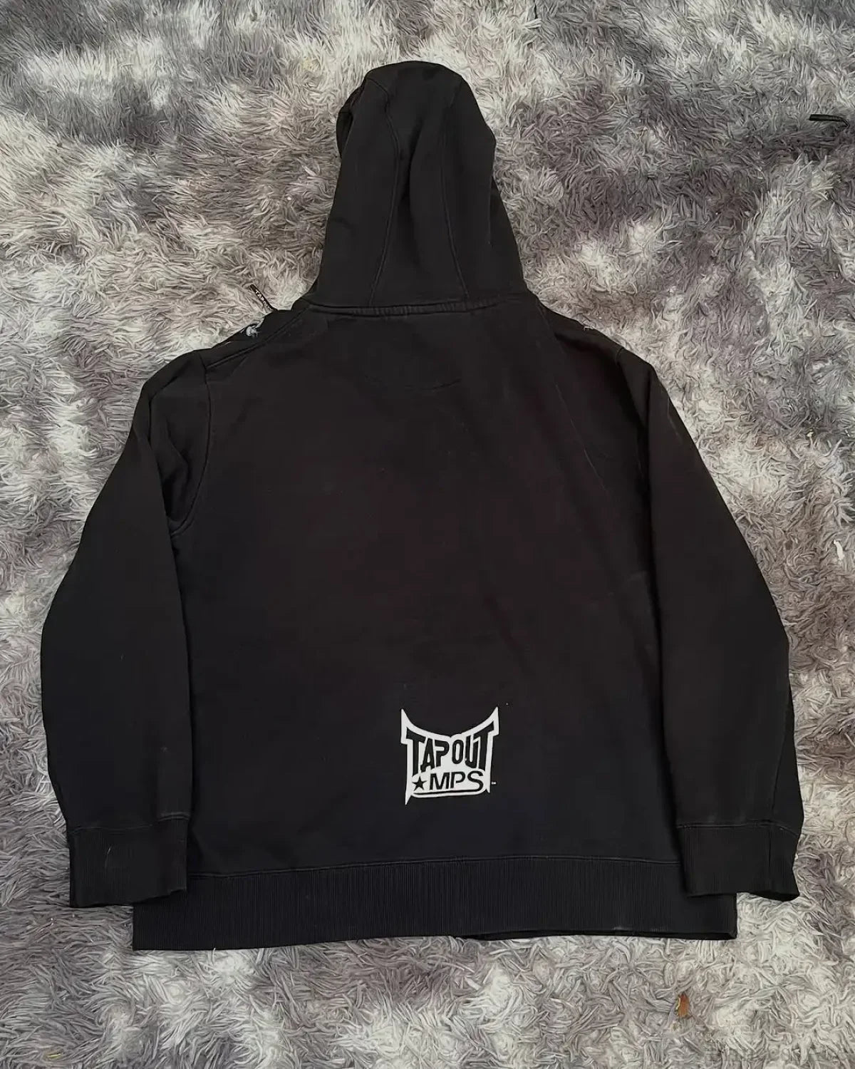 Skull Print Hooded Sweatshirt image 2