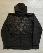 Skull Print Hooded Sweatshirt image 12