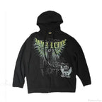 Skull Print Hooded Sweatshirt image 16