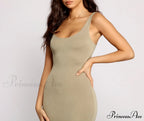 Slay Every Day Basic Graceful Scoop Neck Midi Dress image 14