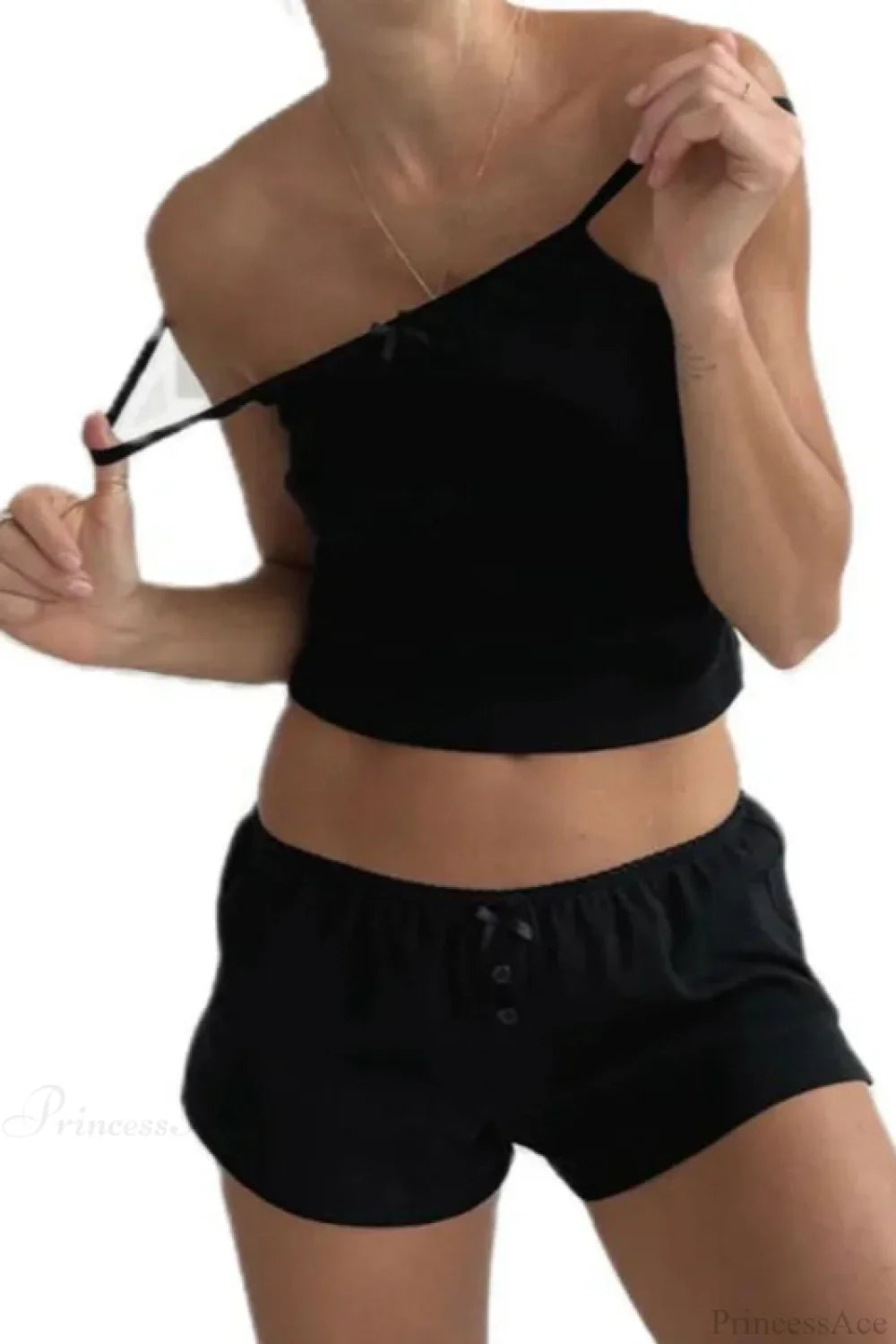 Sleeveless Crop Cami Lounge Set image 12