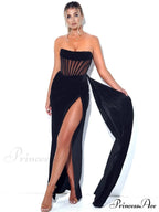 Sleeveless Floor-Length Chiffon Exquisite Lace Prom Dress image 5