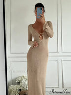 Sleeveless Knitted Tank Maxi Dress image 7