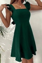 Sleeveless Mini Dress with Ruffle Tie-back image 4