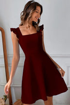 Sleeveless Mini Dress with Ruffle Tie-back image 7