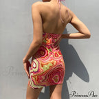 Sleeveless Mini Elegant Party Evening Fashion Camouflage Bandage Bodycon Dress image 4