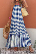 Sleeveless Print Summer Spaghetti Strap Boho Dress image 7