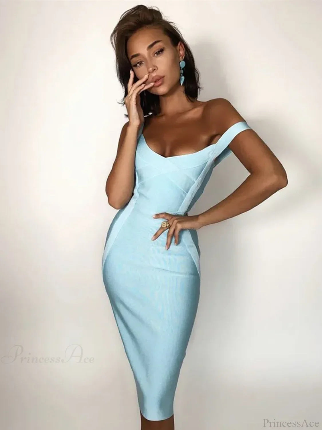 Sleeveless Rayon Bodycon Party Dress image 3