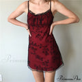Floral Spaghetti Strap Slim Mini Dress image 1