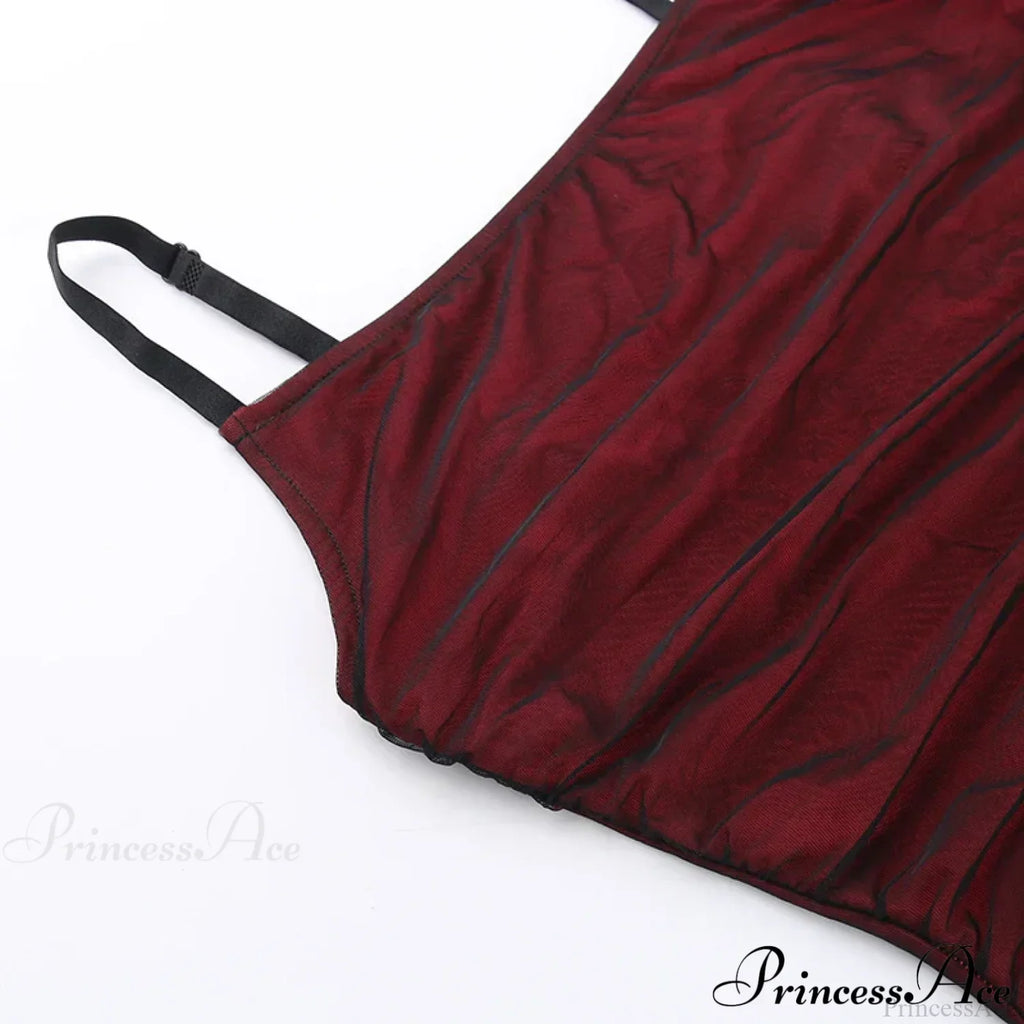 Sleeveless Solid Spaghetti Strap Backless Summer Casual Elegant Party Bodycon Dress image 6