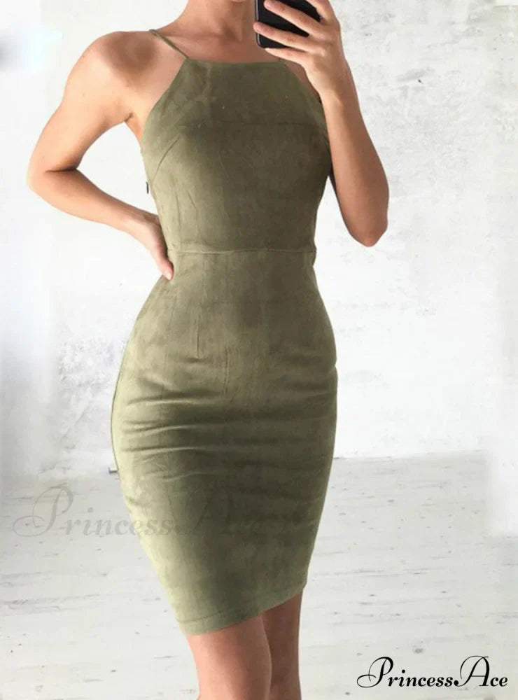 Slim Bodycon Club Wear Dress - Sleeveless image 2