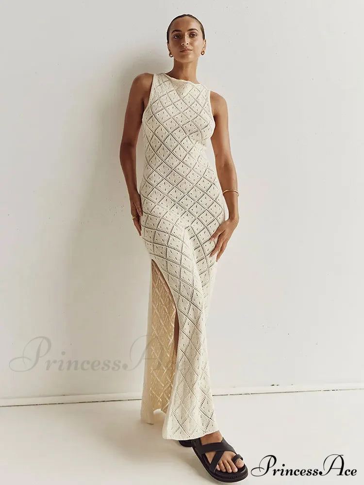 Slim Cocktail Off Shoulder Women's Maxi Dress image 6