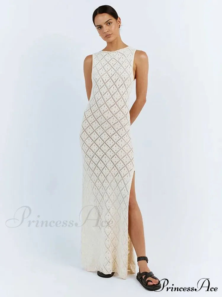 Slim Cocktail Off Shoulder Women's Maxi Dress image 7