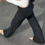 Slim Fit Striped Low Rise Pants image 3
