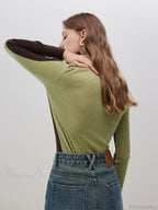 Slim Style Two - wear High Turtleneck Sweater image 2