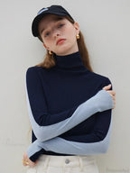 Slim Style Two - wear High Turtleneck Sweater image 3
