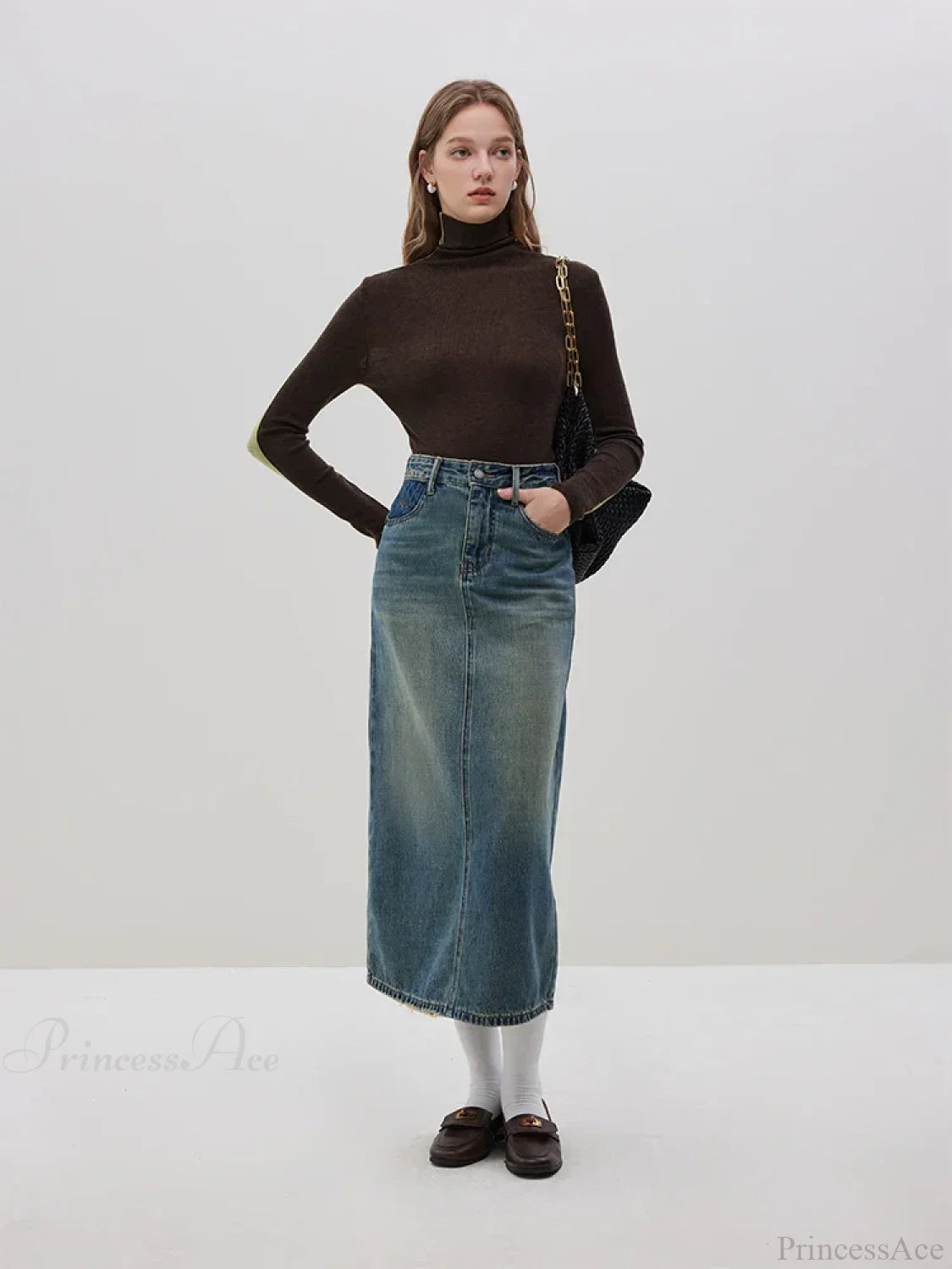 Slim Style Two - wear High Turtleneck Sweater image 5