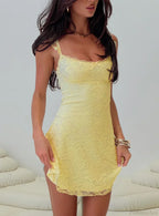 Slip Backless Evening Mini Dress image 1