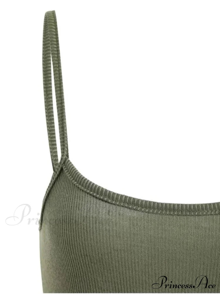 Slip Bodycon Ribbed Slit Dress image 9