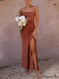 Slit Elegant Suspender Dress image 1