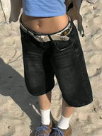 Sloping Pocket Bermuda Denim Short image 2