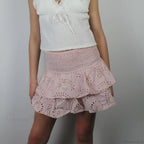 Smocked Boho Beach Ruffle Skirt image 8