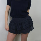 Smocked Boho Beach Ruffle Skirt image 6