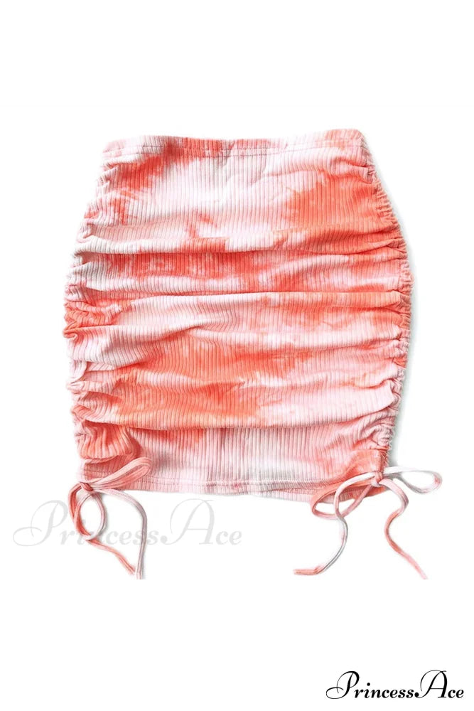 Smocked Tie Dye Skirt image 3