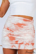 Smocked Tie Dye Skirt image 1