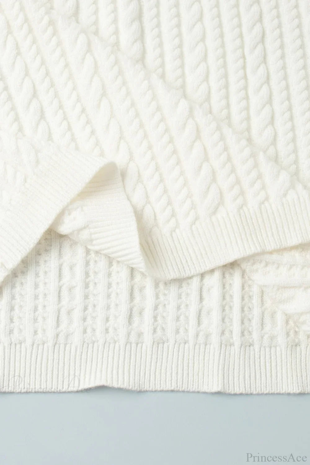 Soft Cable Knit Sweater Pants Two Piece Set image 6