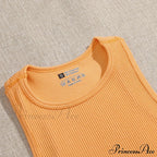 Solid Basic Seamless Streetwear Tank Tops image 5