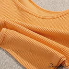 Solid Basic Seamless Streetwear Tank Tops image 6