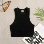 Solid Basic Seamless Streetwear Tank Tops image 8