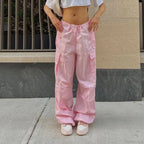 Solid Cargo Streetwear Slim Drawstring Pant image 5