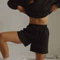 Solid Casual Sport Shorts image 3
